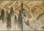 襖絵（崎山木芳画）